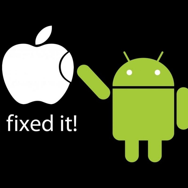 10 Best Android Vs Apple Wallpapers FULL HD 1080p For PC Background 2024 free download apple vs android i fixed it funny wallpaper 800x800