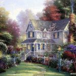 free thomas kinkade wallpapers for desktop - wallpaper cave