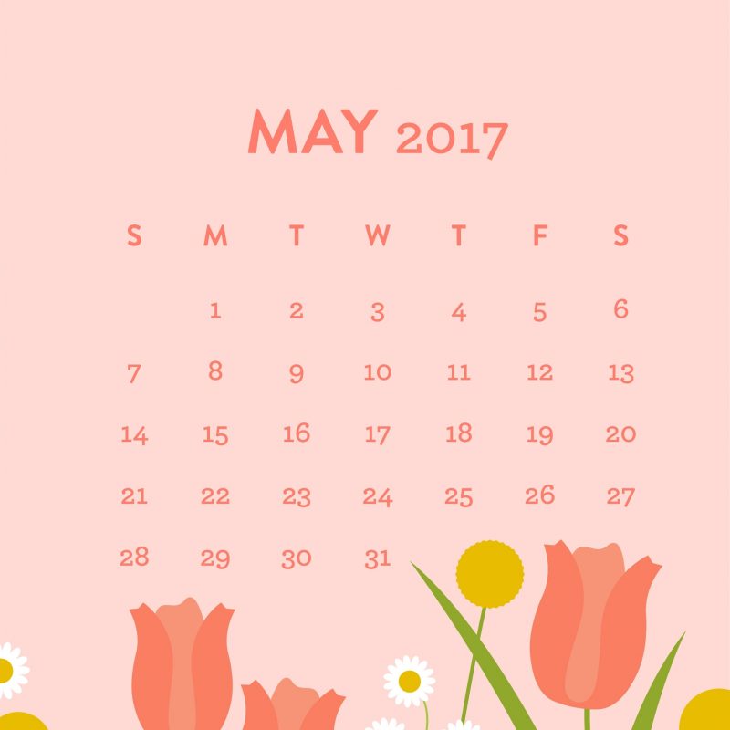 10 Top May 2017 Calendar Wallpaper FULL HD 1080p For PC Background 2021