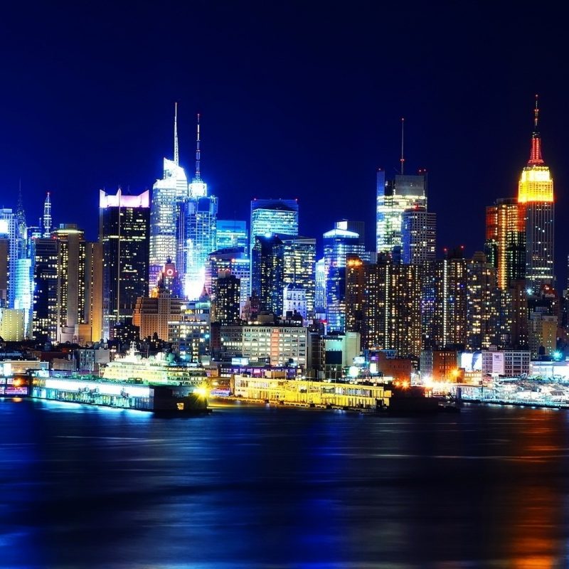 10 Best New York City Wallpaper Night FULL HD 1920×1080 For PC