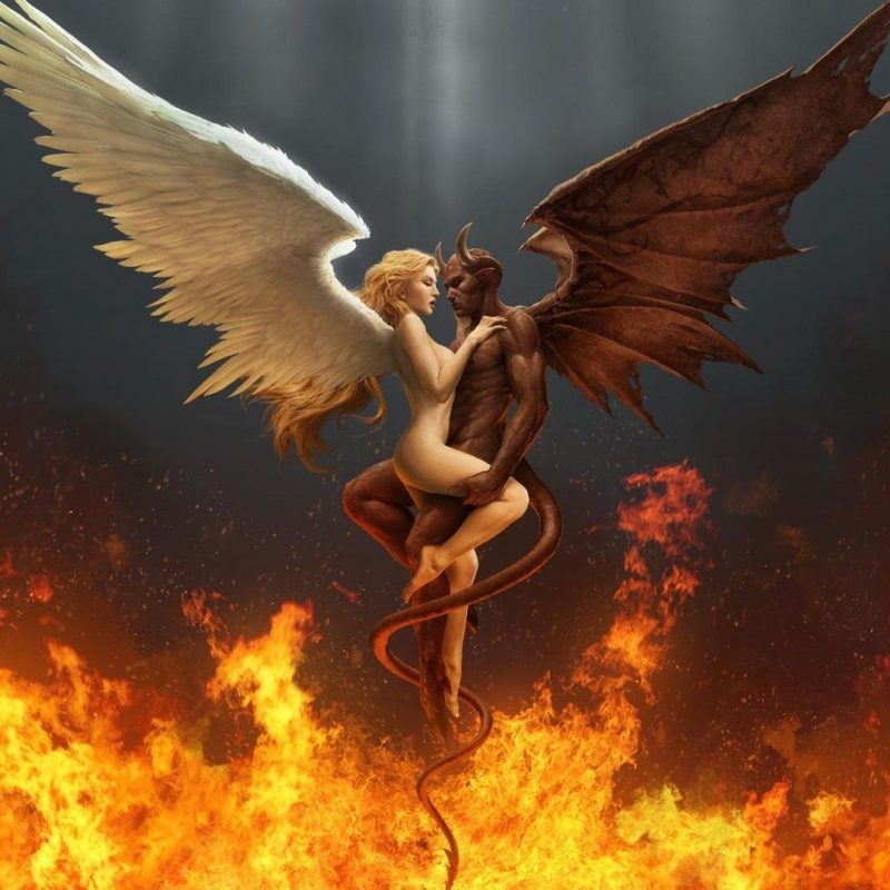 10 Top Angel And Demons Wallpaper FULL HD 1080p For PC Desktop 2024 free download scary demon wallpaper digital art hd fire demon angel 1 800x800