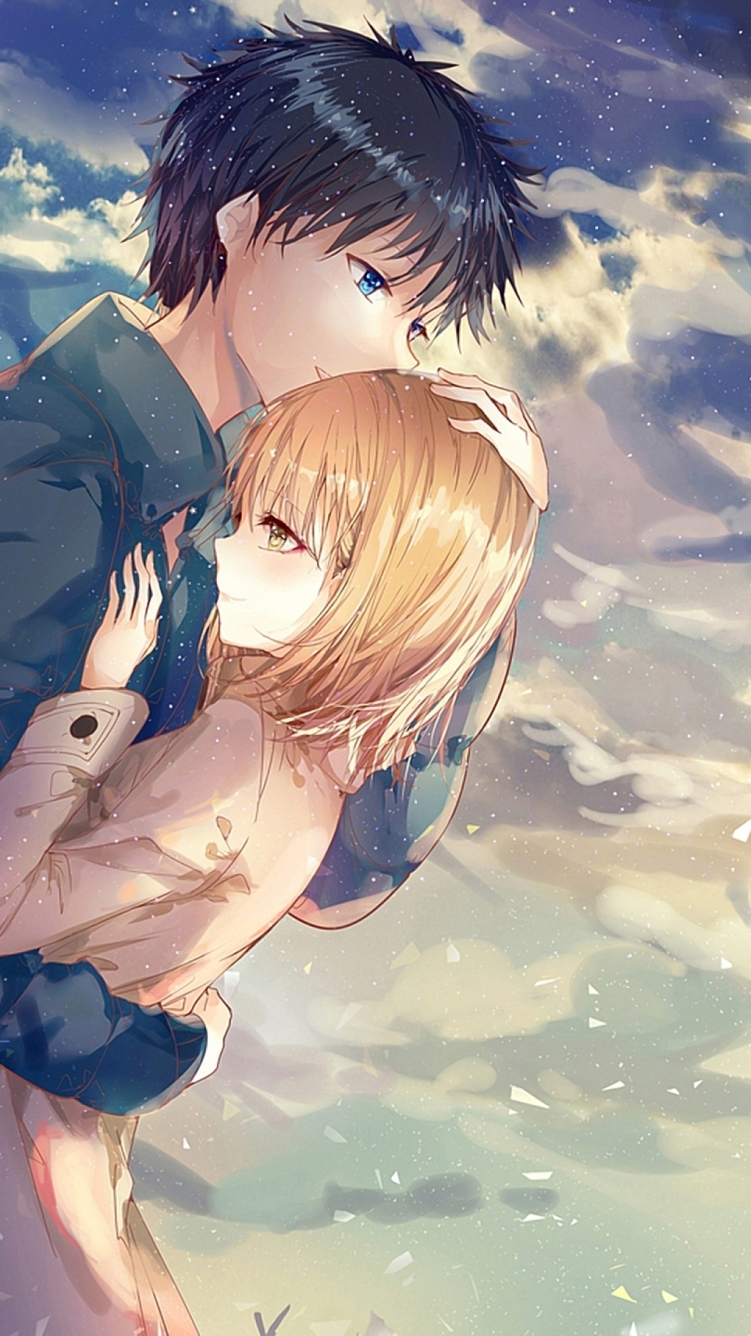 Cute Couple Wallpaper Terpisah Anime Couple Terpisah Pinterest